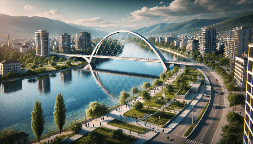 Main brigde in Podgorica