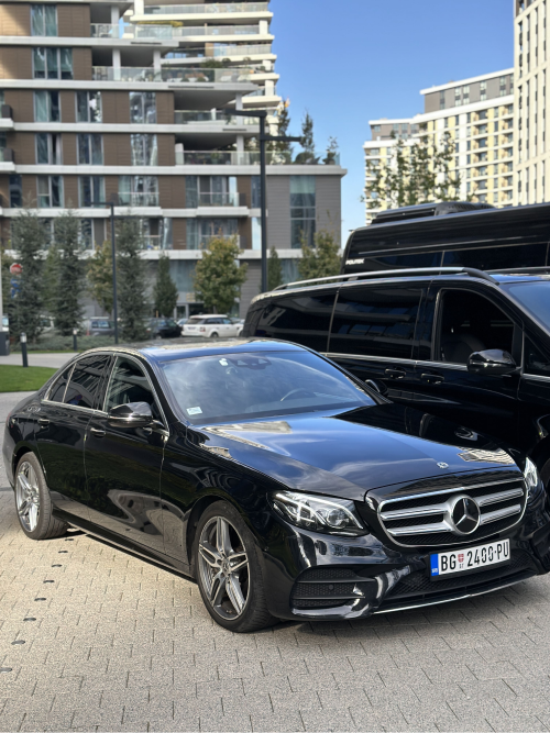 Mercedes S class from front