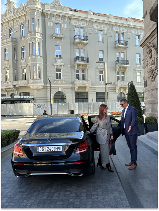 Client and driver of BizTransfer