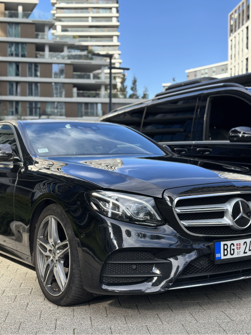 Mercedes E class in front