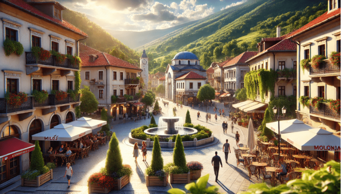 Main city place of Sokobanja